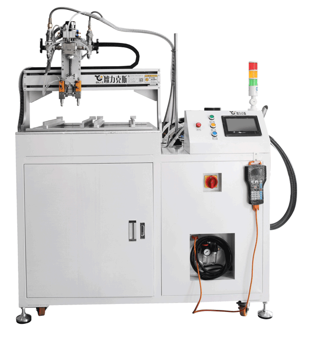 全自動(dòng)<a href='http://www.haojianlou.cn/gjjxq.htm' class='keys' title='點(diǎn)擊查看關(guān)于灌膠機(jī)的相關(guān)信息' target='_blank'>灌膠機(jī)</a> 全自動(dòng)灌膠機(jī)